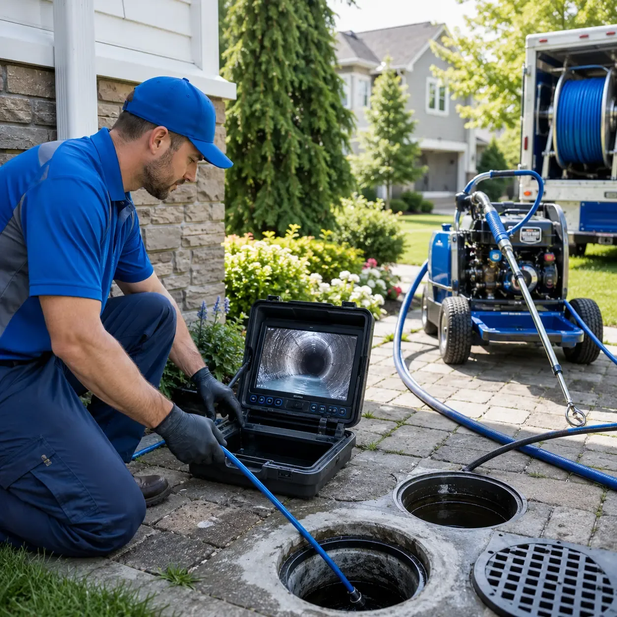 Outdoor drain cleaning professionals serving Berne, NY